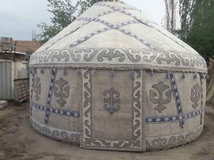 Kirgizų originali rankų darbo JURTA